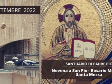 Santo Rosario Meditato, Novena A San Pio E Santa Messa – 14 Settembre 2022 (fr. Nazario Vasciarelli)