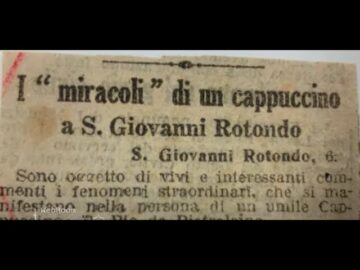 9 Maggio 1919. Il Primo Articolo Di Giornale Su Padre Pio Da Pietrelcina