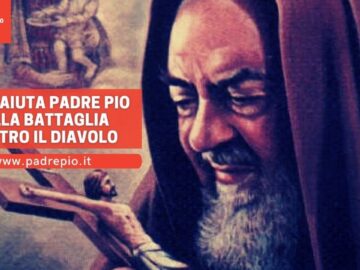 Gesù Aiuta Padre Pio Nella Battaglia Contro Il Diavolo