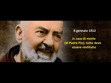 In Caso Di Morte Tutto Deve Essere Restituito (8 Gennaio 1912)