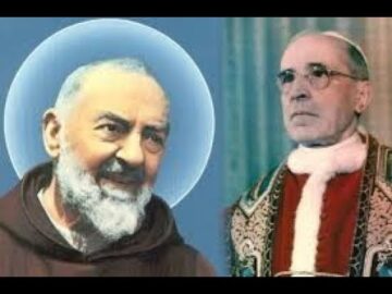 Padre Pio Vide Pio XII In Paradiso