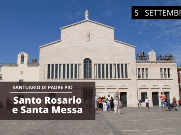 🔴 Santo Rosario E Santo Rosario – 5 Settembre 2022 (mons. Rino Fisichella)