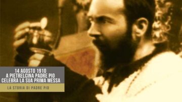 14 Agosto 1910 A Pietrelcina Padre Pio Celebra La Sua Prima Messa (storia Di Padre Pio)