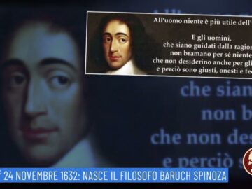 24 Novembre 1632: Nasce Il Filosofo Baruch Spinoza (un Giorno, Una Storia 24 Novembre)