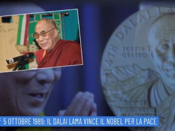 5 Ottobre 1989:Il Dalai Lama Riceve Il Premio Nobel Per La Pace (un Giorno Una Storia 5 Ottobre)