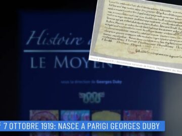 7 Ottobre 1919: Nasce A Parigi Georges Duby (un Giorno Una Storia 7 Ottobre)