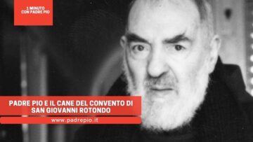 Padre Pio E Il Cane Del Convento Di San Giovanni Rotondo