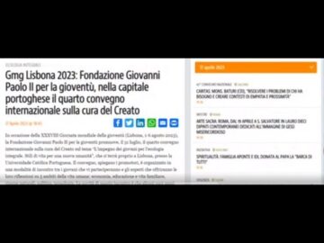 I Giovani E Il Creato: Spunti Di Riflessione Per La Prossima GMG – 24 Luglio 2023