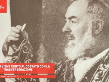 Padre Pio Viene Ferito Al Costato Con La Trasverberazione