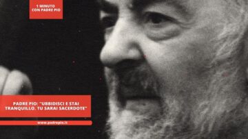 Padre Pio: Ubbidisci E Stai Tranquillo. Tu Sarai Sacerdote