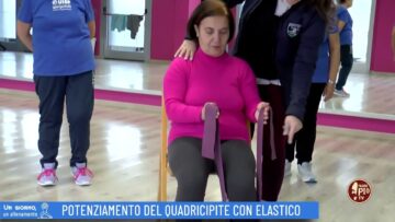 POTENZIAMENTO DEL QUADRICIPITE CON ELASTICO ( Un Giorno Un Allenamento 5 Marzo 2024)
