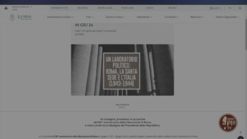 80 Anniversario Della Liberazione Di Roma, Il Convegno Della LUMSA (Just Today 4 Giugno 2024)