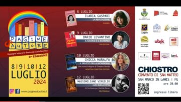 Al Via La 6a Edizione Di Pagine D’Autore