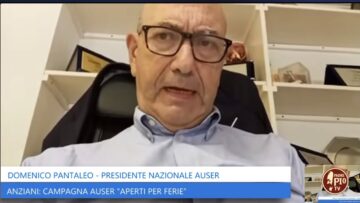 Anziani: Campagna Auser “Aperti Per Ferie” (Just Today 10 Luglio 2024)