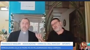 La Riproduzione Cella Di Padre Pio In Pellegrinaggio Negli Ospedali (Just Today 7 Ottobre 2024)