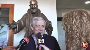 Il Ministro Antonio Tajani In Visita A Pietrelcina(Just Today 24 Febbraio 2025)