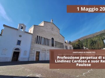 Professione Perpetua Di Suor Lindinez Cardoso E Suor Remya Paulose – 1 Maggio 2025