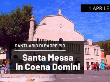 🔴 Santa Messa In Coena Domini 1 Aprile 2021 Fra Maurizio Placentino