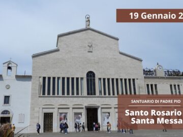 Santo Rosario E Santa Messa – 19 Gennaio 2025 (fr. Rinaldo Totaro)