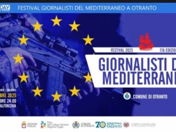 Festival Giornalisti Del Mediterraneo A Otranto (Just Today 1 Settembre 2025)