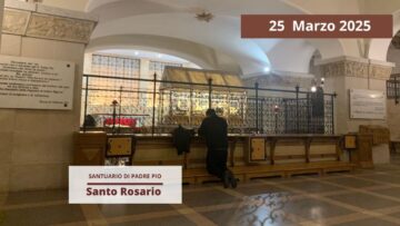 Santo Rosario – 25 Marzo 2025 (fr. Rocco Tummolo)