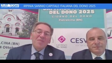 Irpinia Sannio Capitale Italiana Del Dono 2025 (Just Today 4 Ottobre 2025)