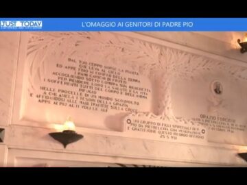 L’omaggio Ai Genitori Di Padre Pio (Just Today 10 Novembre 2025)