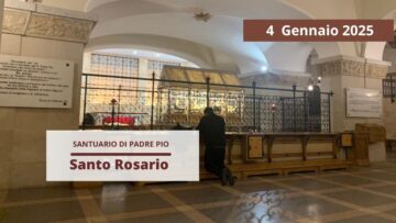 Santo Rosario – 4 Gennaio 2025 (fr. Giuseppe Perrone)