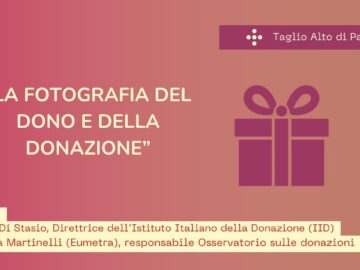 La Fotografia Del Dono E Della Donazione (Taglio Alto 18 Dicembre 2025)