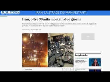 Iran, La Strage Dei Manifestanti (Just Today 28 Gennaio 2026)
