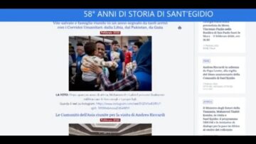 58° Anni Di Storia : Sant’Egidio (Just Today 11 Febbraio 2026)