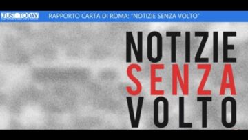 Rapporto Carta Di Roma: “Notizie Senza Volto” (Just Today 28 Febbraio 2026)