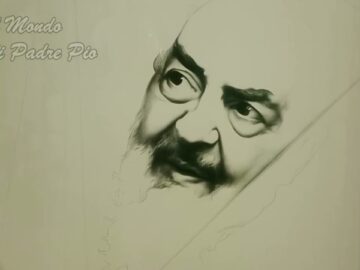 Il Mondo Di Padre Pio. Gli Occhi Di Padre Pio, Gli Occhi Pieni Di Luce Come Quelli Di Un Fanciullo.