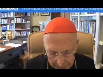 Card. Angelo Bagnasco: “La Settimana Santa è La Passione In Vista Della Resurrezione”