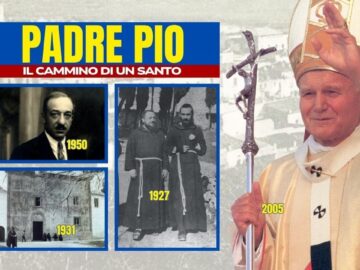 Padre Pio, Giovanni Paolo II, Mons. Felice Bevilacqua E Padre Eugenio Maria Tignola