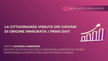 La Cittadinanza Vissuta Dei Giovani Di Origine Immigrata I Primi Dati