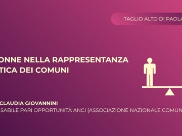 Le Donne Nella Rappresentanza Politica Dei Comuni