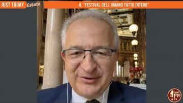 Domenico Menorello Racconta Il Festival Dellumano Tutto Intero (Just Today 26 Giugno 2026)