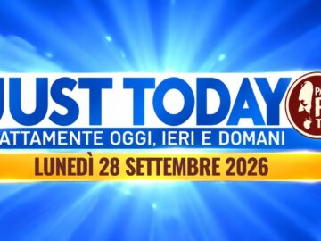 Just Today 28 Settembre 2026