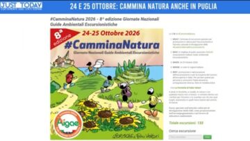 24 E 25 Ottobre: Cammina Natura Anche In Puglia (Just Today 24 Ottobre 2026)