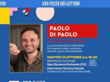 Le Vie Delle Parole: XXII Edizione Festa Del Lettori (Just Today 12 Ottobre 2026)