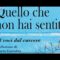 Quello che non hai sentito: 18 voci dal carcere (Just Today 9 Ottobre 2026)